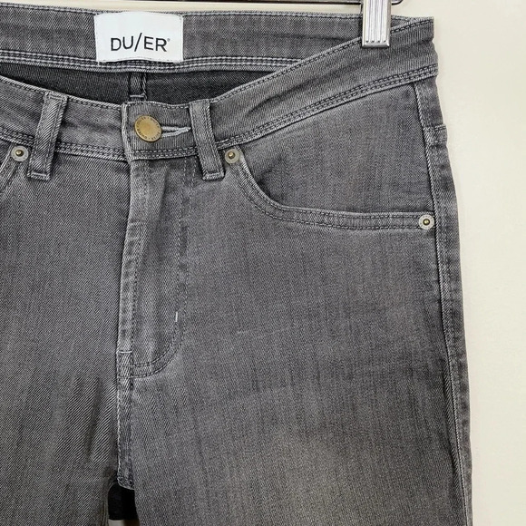 DU/ER | WOMEN'S SKINNY JEANS IN GRAY WASH - Picture 6 of 16